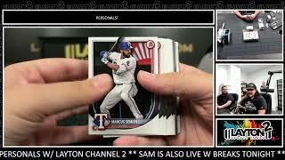 2 Boxes Of 2025 Bowman Baseball Jumbo For Jeffery H