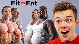 Fit vs Fat Guys: Is Being Fat a Choice?