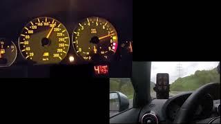 BMW M3 e46 VS Audi A1/S1 0-270 kmh