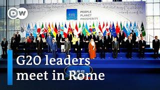 G20 summit in Rome focuses on climate change, coronavirus | DW News