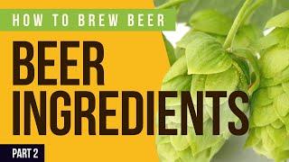 How to Brew Beer: Beer Ingredients (Part 2)