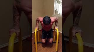 never spent much time doing#dips.         Bad shoulder has kept me away .#chest#training