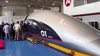 Как выглядит полномасштабный прототип вакуумного поезда Hyperloop