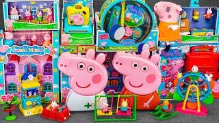 Peppa Pig Toys Unboxing Asmr | 80 Minutes Asmr Unboxing With Peppa Pig ReVew | Family Home Combo Toy