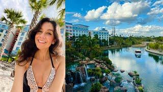 Staying at Universal’s Loews Sapphire Falls Resort! Full Hotel Property Tour + Pool & Amazing View!