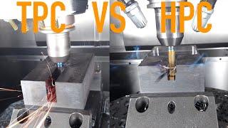 What is faster ?? TPC D12 vs HPC D12 42CrMo4 mit Spindelleistungsvergleich CNC Fräsen