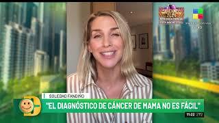 El testimonio de Soledad Fandiño sobre el cáncer de mama: "El diagnostico no es fácil"