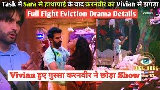 Bigg Boss 18 Live: Vivian Dsena Angry On Karanveer Mehra Eviction Drama Physical Fight With Sara