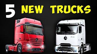 5 NEW TRUCKS COMING TO ETS2 & ATS