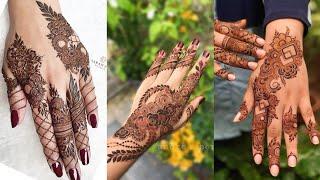 Latest mehndi designs back side unique Eid special mehndi designs 2025#henna #hennatatto #trending