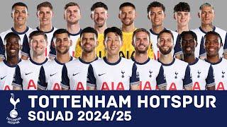 TOTTENHAM HOTSPUR Full Squad For Season 2024/25 | Tottenham Hotspur | FootWorld