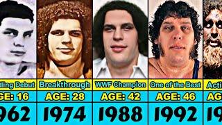 André the Giant Transformation From 1 to 46 Year Old