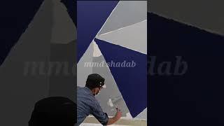 Geometric wall design | #ytshorts #shorts #mmdshadab