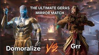 Grr vs Domoralize . The ULTIMATE Geras MIRROR MATCH! Mortal Kombat 1 Khaos Reigns .