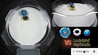 1xLadybird Unburstable Dual Spin Beyblade VS Storm Pegasus Blitz Ultimate Reboot