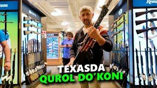 TEXASDA QUROL DO'KONI! | Bobir Akilkhanov #qurol #havfsizlik