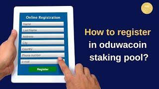 How To Register In Oduwa Staking Pool ? | | Online Trading | Online Investment | Bitcoin alternative