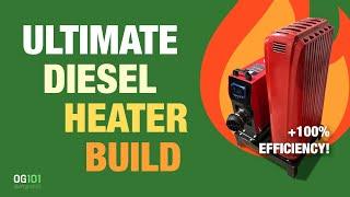 Super-Efficient Vevor Diesel Heater Build for Shop & Off Grid