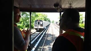 BLETransit Original!: Coney Island-bound R160A Q Train/BRT-BU Gate Car Action via Brighton Line!