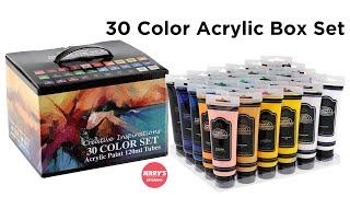 Best Value Acrylic Set - 30 Color Acrylic Box Set by Creative Inspirations