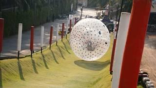 Try Out Land Zorbing at Della Adventure Park