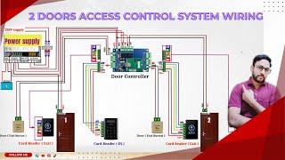 Wiring a 2-Door Access Control System (Step by Step)