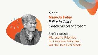 Directions on Microsoft Editor in Chief Mary-Jo Foley at TEC 2023