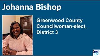 Greenwood County Councilwoman elect Johanna Bishop