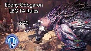 【MHWI】MR4 Ebony Odogaron オドガロン亜種 TA Rules + Claw ¤5:40¤