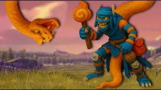 Bulldog Shaman Gets Loose With His Big Snake