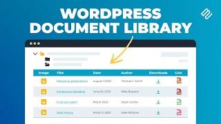 How to Create a Document Library in WordPress (Complete Tutorial)