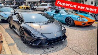 Supercars take Over Detroit ( Car Meet )