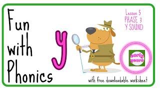 Fun with Phonics | Letter Sound Y | Phase 3 Phonics | Early Reading | Lesson 5 Y video