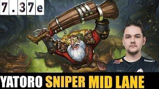 YATORO [SNIPER] CARRY 7.37E- DOTA 2 HIGHEST MMR MATCH#dota2   #dota2gameplay #yatorodota2