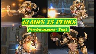 King's Raid - Gladi T5 Perks + Maximize DPS or Defensive