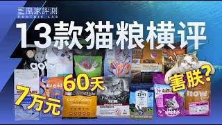 畅销猫粮反而 “有毒” ？花6万检测13款猫粮替你避雷 | 凰家实验室