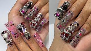 JUNK DUCK NAILS!! Y2K Valentine's Day Nails 