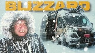 Surviving my 2nd Winter of Extreme Cold. Van Life, Blizzard Snow Storm Camping, Heavy Snowfall