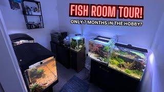 The Best Start To Fishkeeping? - Fish Room Tour With @TheFishkeepingGinge