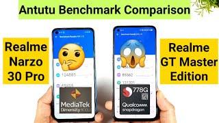 Realme GT ME vs Realme Narzo 30 Pro Antutu Test Benchmark Which is Best ‍️