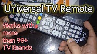 All TV Remote, Universal TV Remote Setting works with all TV  LRIPL510(150+M)] LED TV (Viral Video)