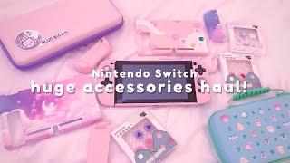  PINK Nintendo Switch Accessories Haul! + Decorating My Switch Unboxing! | OmoSkins, GeekShare