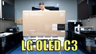 LG OLED C3 Unboxing, Setup, TV and 4K Demo Videos