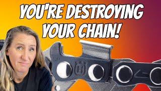 Do THIS Every Time You Buy A New Chainsaw Chain! How to avoid your chain from popping off.