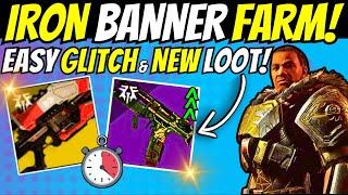 Instant IRON BANNER God Tier FARM! Easy GLITCH & Update & New TINASHA'S MASTERY God Roll! Destiny 2