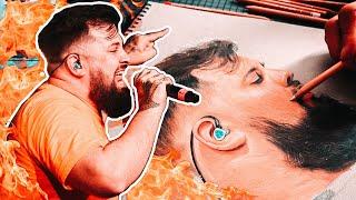 DIBUJANDO REALISTA A PAPO MC LA BESTIA DEL HARDCORE @PapoMcArg | ALEXEY CUBAS
