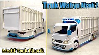 Cara modif truk plastik menjadi truk WAHYU ABADI 2 MBOIS ( Truk Plastik)