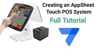 AppSheet POS System and Print Receipt Full Tutorial