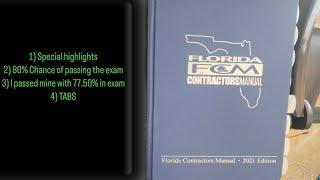 Florida Contractors Manual Exam Tips & Tricks Chapter 1-2