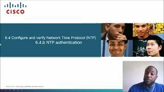 6.4 b NTP authentication - CCNP